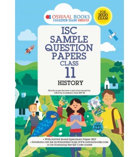 Oswaal ISC Sample Question Paper Class 11 History Book | Latest Edition
